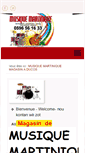 Mobile Screenshot of musiquemartinique972.com
